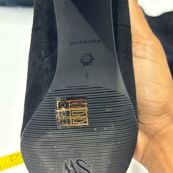 Stuart Weitzman Black Heeled Boots - Picture 3 of 4